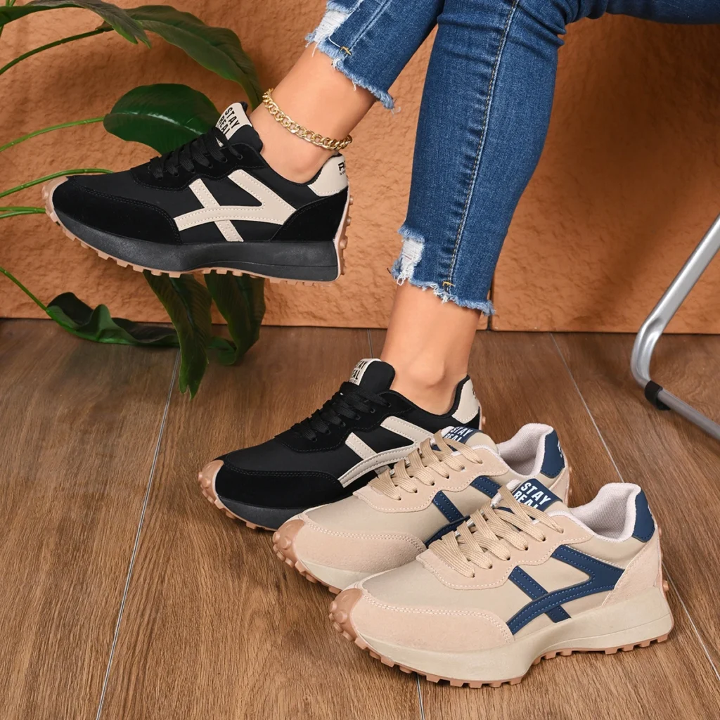 2026 Women Sneakers Spring Casual Lace Up Sport