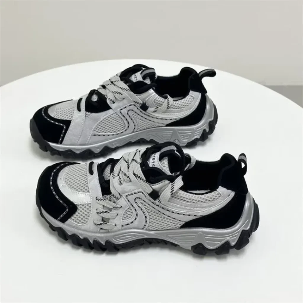 2026 Women Retro Hiking Style Sneakers, Mesh &