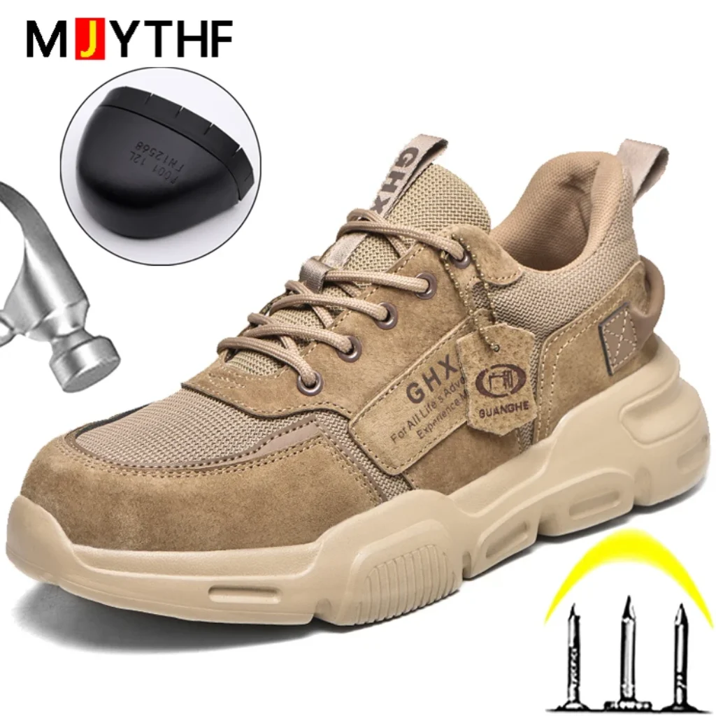 2026 Work Safety Shoes Steel Toe Anti-puncture Indestructible
