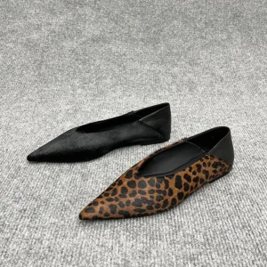 2027 Spring Autumn Fashion Flat Shoes Pointed Toe