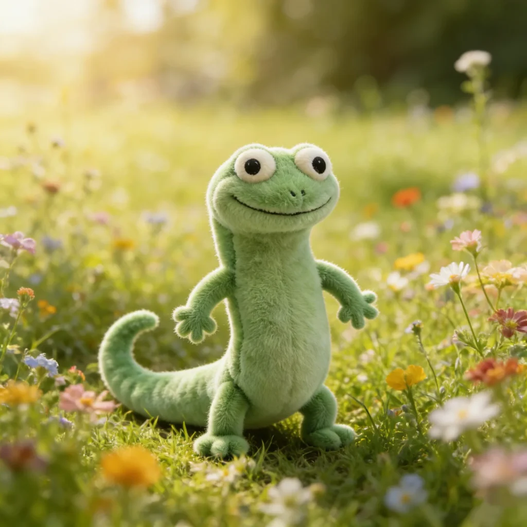 25CM Lizard Plush Doll Anime Peripherals Lizard Simulation