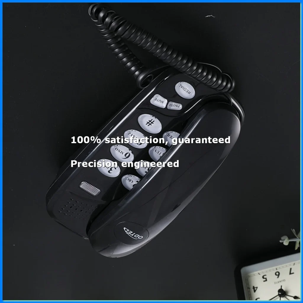 -580 Big Button Corded Phone Wall-Mounted Telephones Machine