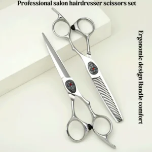 6 Inch Professional Hair Scissors Set 440 Stainless