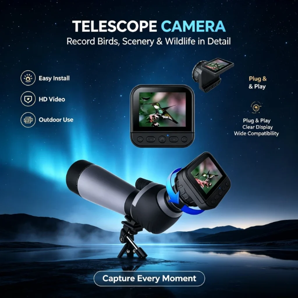 64MP 2.8‘’ Screen 4K Electronic Eyepiece Camera 2000mah