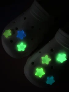 set Clogs Glow-in-the-dark star detachable accessory decoration