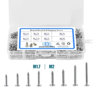 Self Drilling Screw Assortment Kit M1.7 M2 Cross