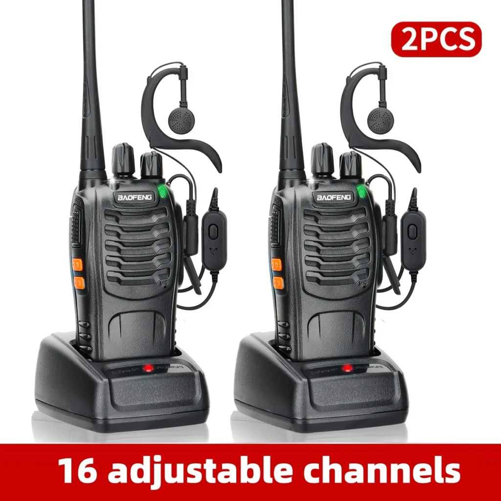 Baofeng Long Range Walkie Talkies Adults Earpieces, 16