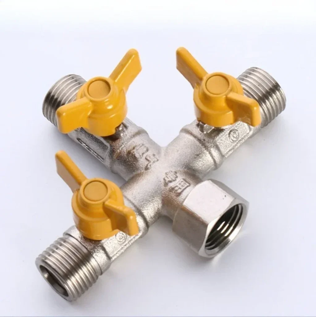 Brass Gas Ball Valve 1/2″ Barb Connector, Male