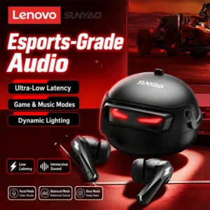 Choice Lenovo GT101 Gaming Headset Wireless Bluetooth 6.0
