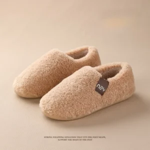Cotton Slippers Women Winter Comfort Home Shoes Plush