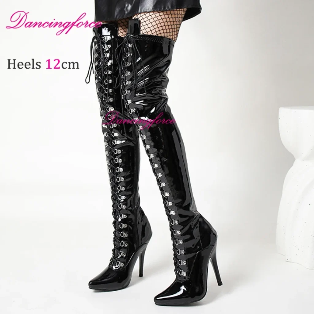 Dancingforce 12cm Thin Heels Lady Sexy Pink Over