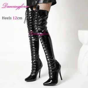 Dancingforce 12cm Thin Heels Lady Sexy Pink Over