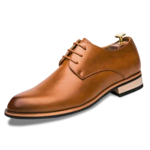 English Style Red Classic Men’s Leather Casual Shoes