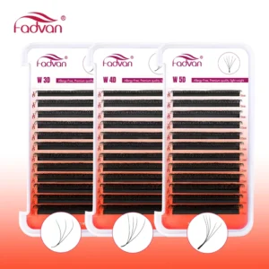 FADVAN 3D/4D/5D W Shape Eyelash Extension Novelty Hybrid