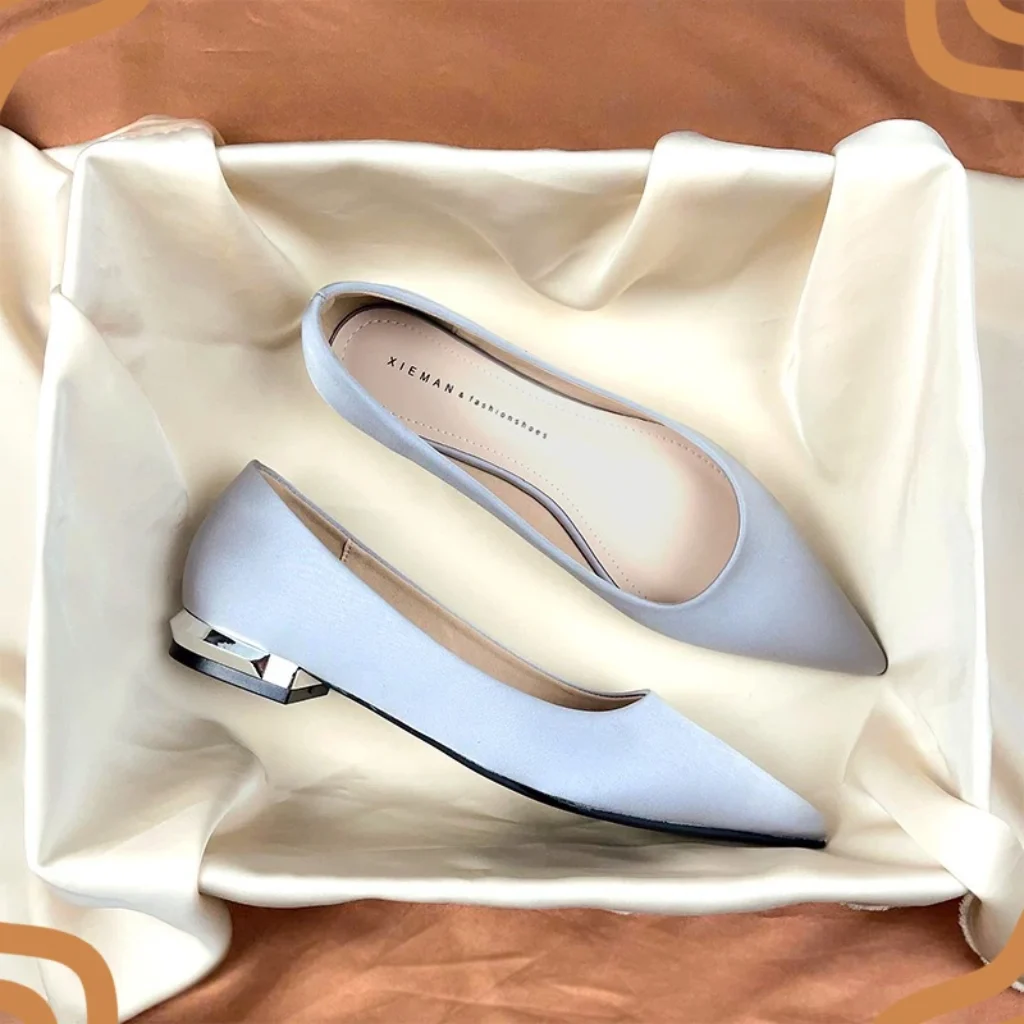 Fashion Women’s Shoes Exquisite Pointed Toe Low Heels