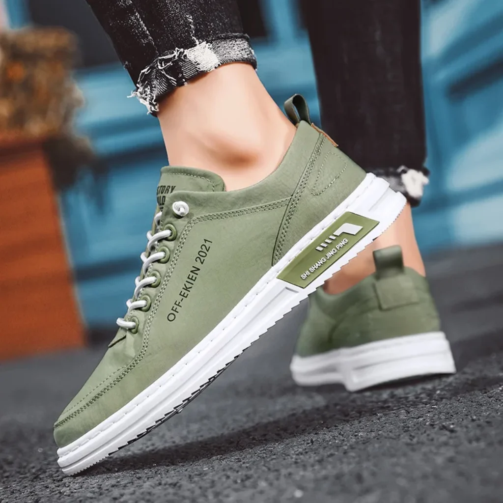 Fashion spring autumn breathable men’s canvas shoes trendy