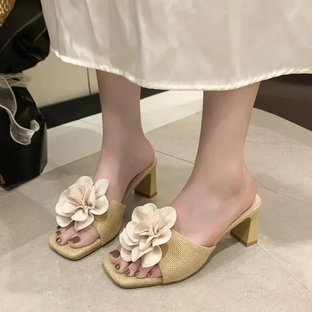 Fashionable Sexy Elegant Flower Banquet Women’s High Heels
