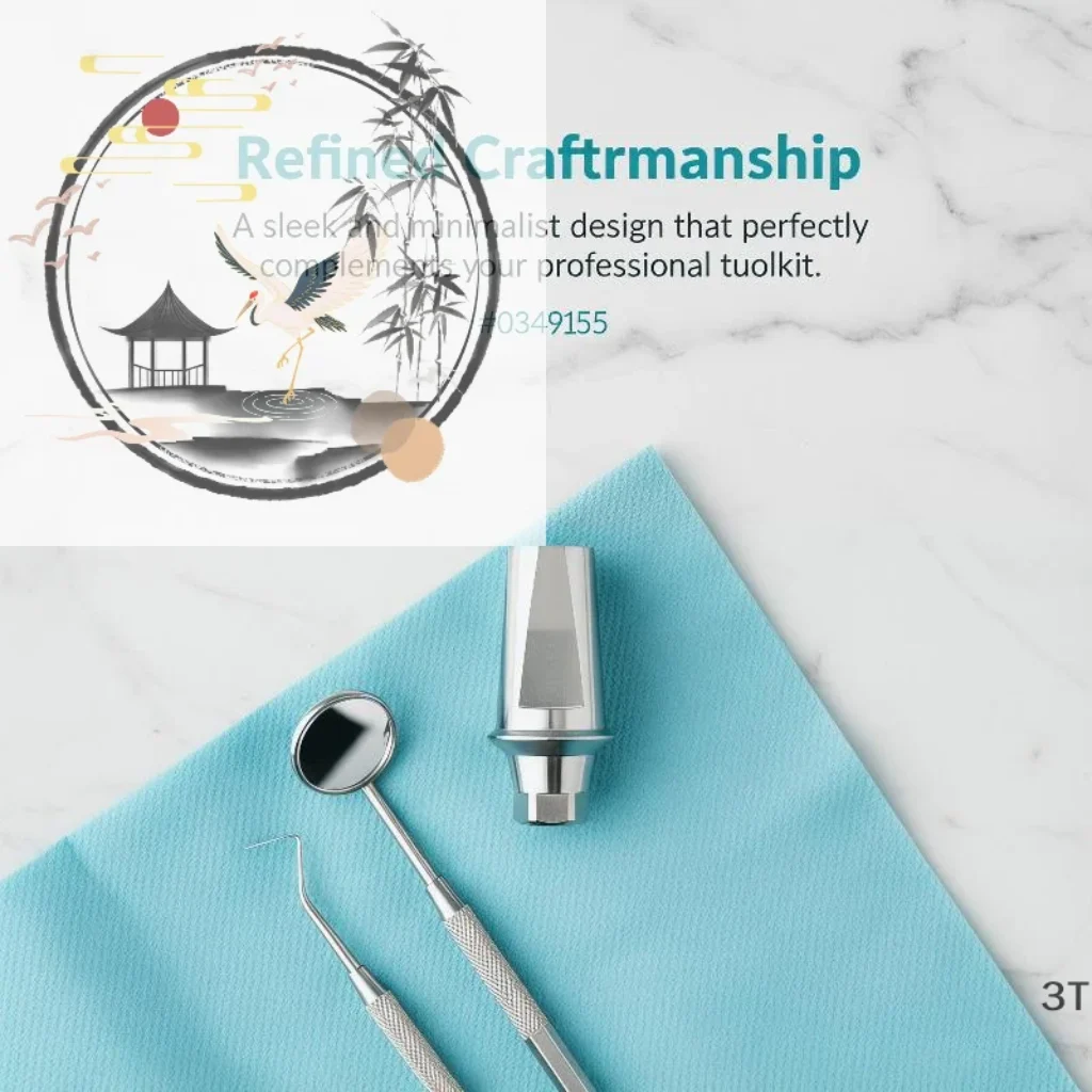 Fits Nobel Biocare RP NP Cemented Abutment Titanium