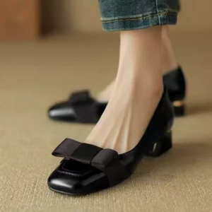 Flat Shoes Women Low Heel Pumps Ladies Female