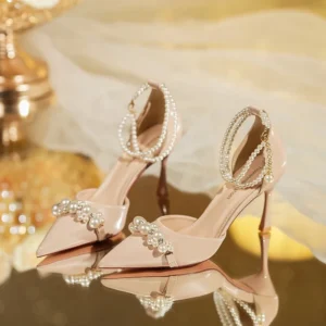 French temperament pointed high heels summer socialite banquet