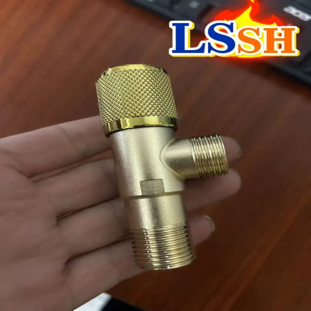 Full copper toilet angle valve, full copper mini