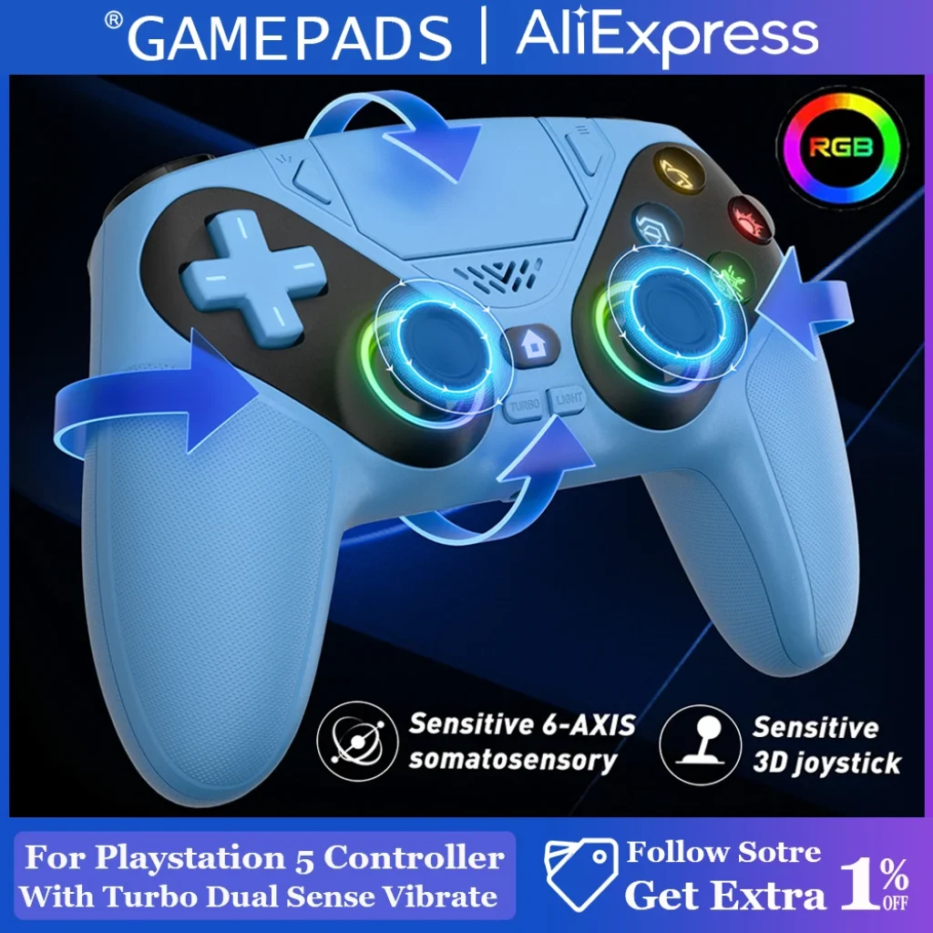 Gamepad Playstation 5 Wireless Controller PS5/PC Console Gaming