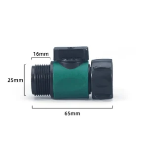 Garden Hose Pipe In-Line Faucet Tap Shut Off