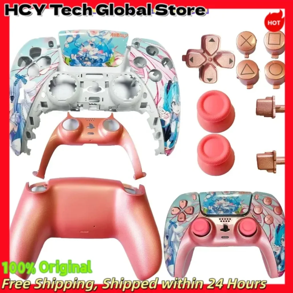HCY PS5 Gaming Controller Replacement Shell Anime Twin