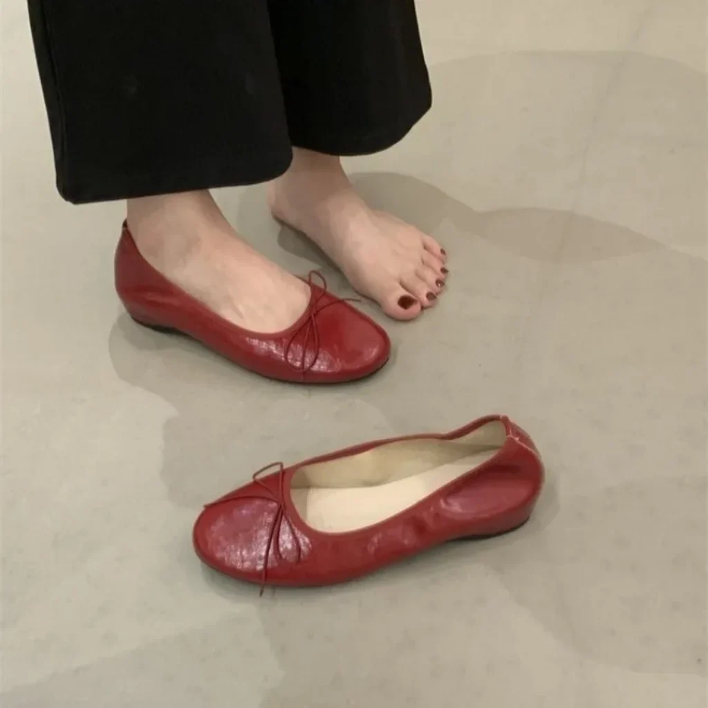 Height-increasing Bow Mary Jane Women’s Summer French-style Low-cut