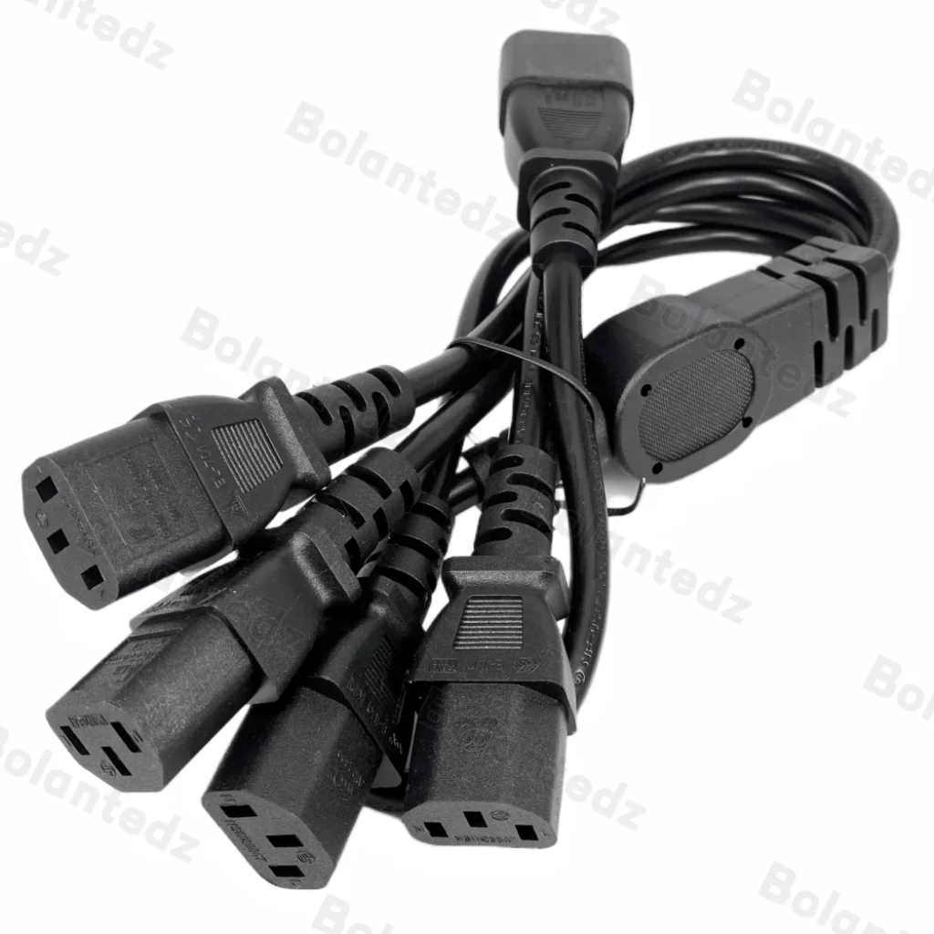 High Quality IEC 320 C14 Male Plug 4XC13