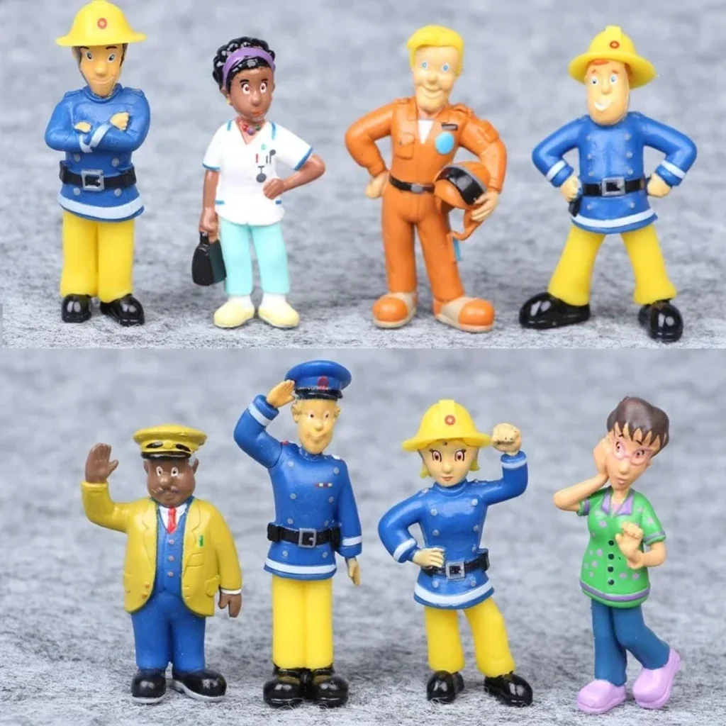 sell /set Fireman Sam Cartoon Anime Fire Fighting