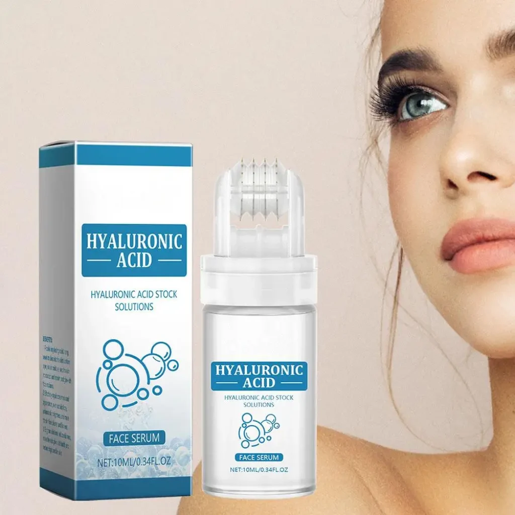 Hyaluronic Acid Face Serum 10ml Roller Applicator Hydrating