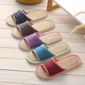 Indoor Slippers Grass Mat Home Guest Wooden Floor
