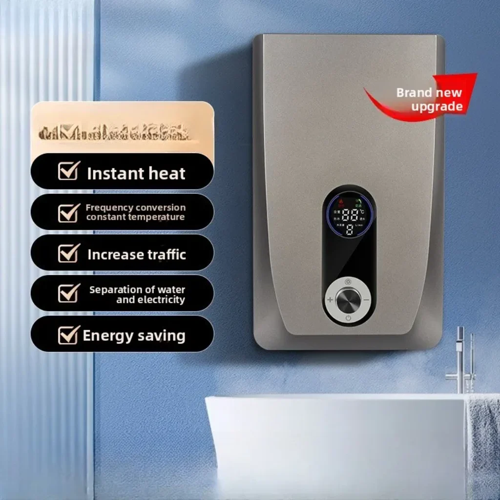 Instant Electric Water Heater, Tank‑Free Wall‑Mounted Fast Direct‑Heating