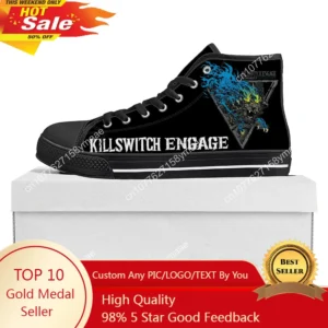 Killswitch Engage High Top High Quality Sneakers Mens