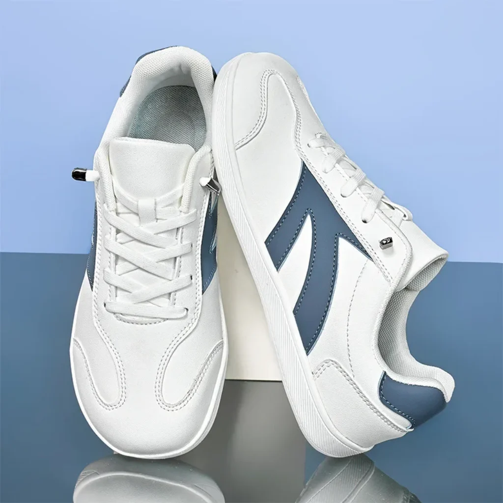 Leather Refreshing Mens Casual Shoes Retro Widened Comforta