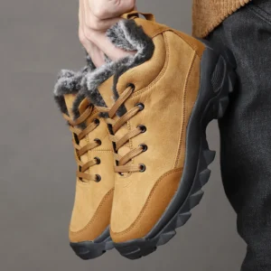 Men Snow Boots Outdoor Shoes Male Thick Sole