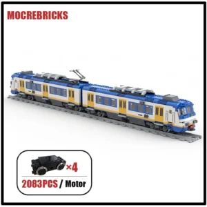 MOC Railway Signal Box Building Blocks Set Train