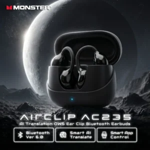 Monster AirClip AC235 Ear Clip Earbuds Bluetooth 6.0