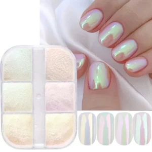 Moonlight Mirror Nails Powder Metallic Chrome Effect Pigments