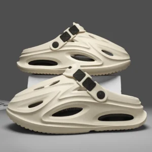 Men’s Outdoor Slippers Comfortable Clogs Beach Sandals Soft