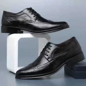Summer Men Brogue Oxfords Carved Formal Dress Shoes