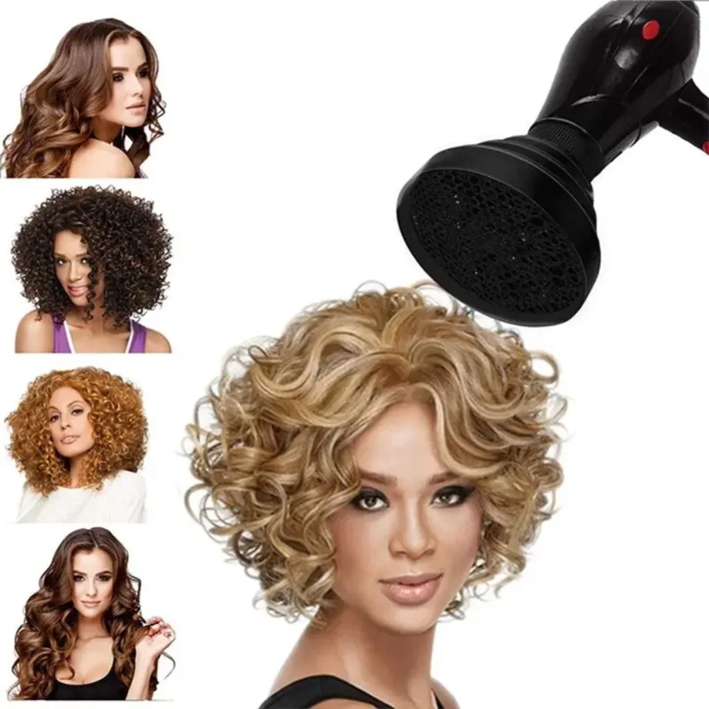 NEW!A61I Adjustable Foldable Universal Silicone Hair Dryer Diffuser
