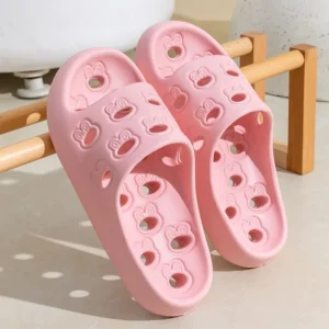 Quick Drying Drainage Bathroom Slippers Women Men EVA