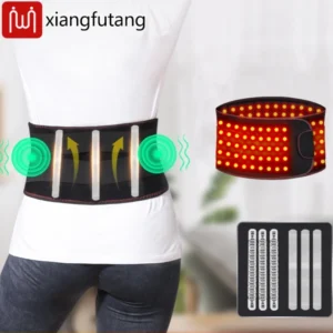 Red Light Heated Support Belt 3-Gear Heat Vibration