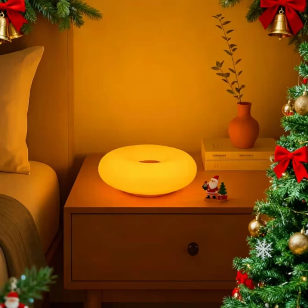 Retro Donut shape LED Table Lamp Wall Mount