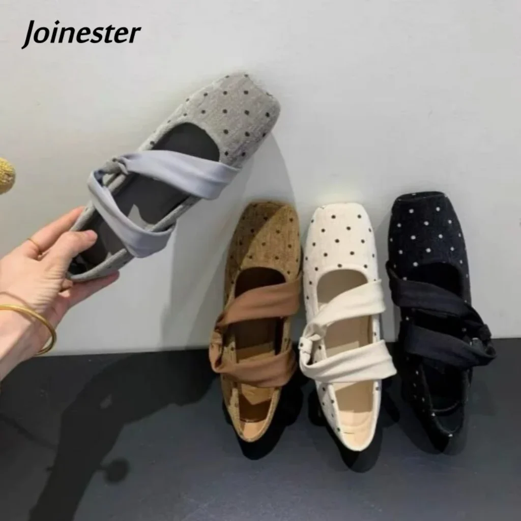 Retro Style Polka Dot Mary Jane Pumps Ladies