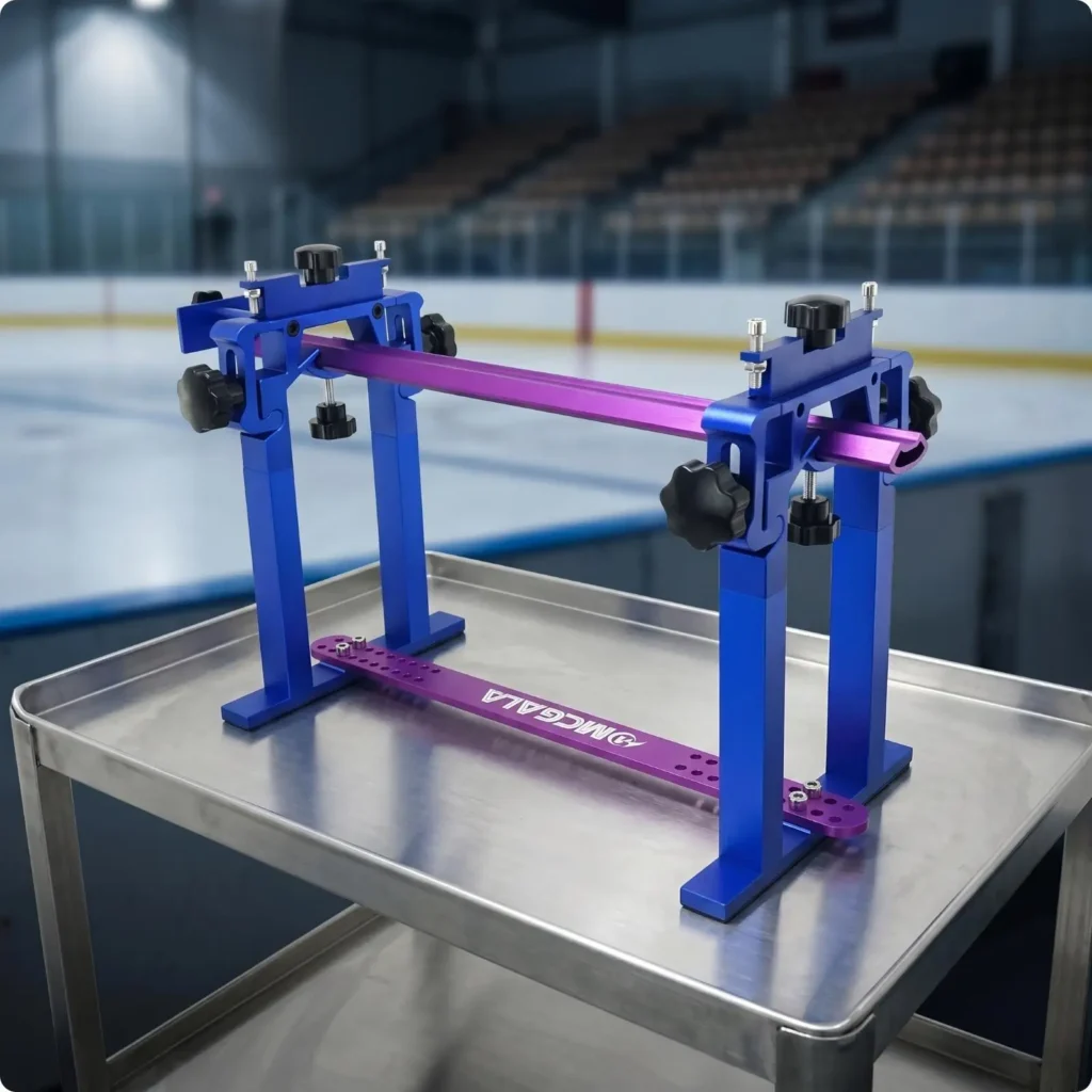 Sharpening Jig Clamping Brackets Adjustable Ice Skate Holder