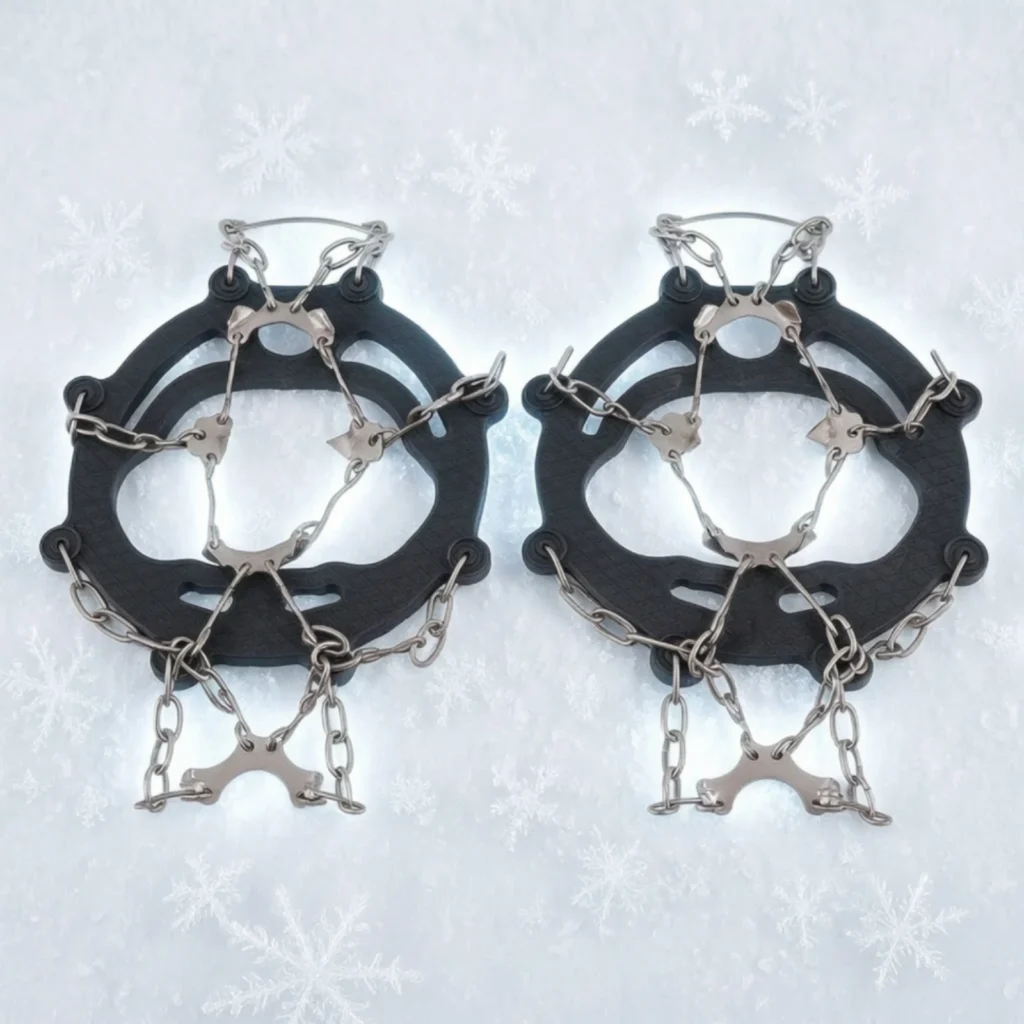 Shoe Crampons Steel Chains Elastic Shoe Spikes Boot