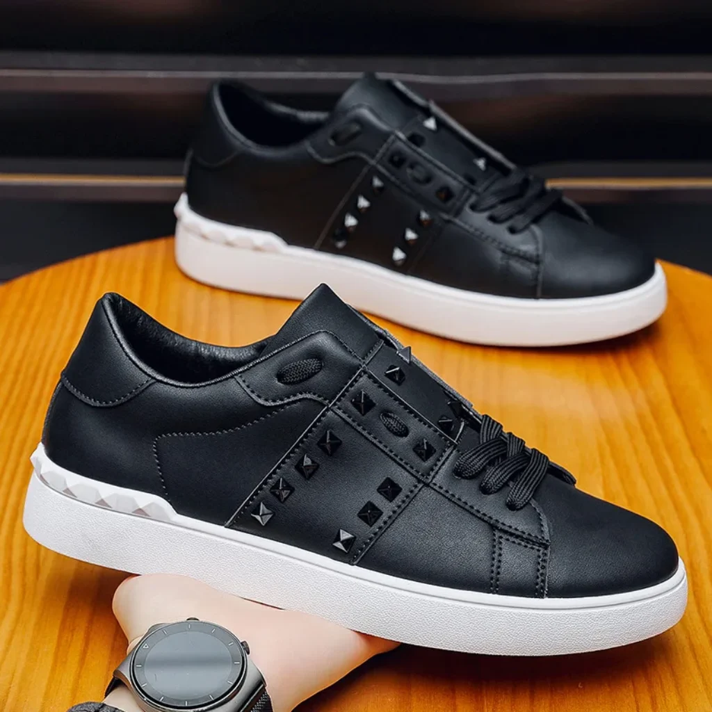 Spring Autumn Men’s White Shoes Trendy Fashion Youth